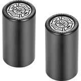 FIGURATI DESIGNS ND MAG DOCKING COVERS WITH MALTESE CROSS - 25.2X46.5MM - DRIVEN Canada's Powersports FD74 - DC - 25.2/46.5 - BLK