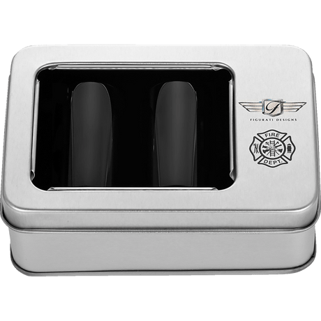 FIGURATI DESIGNS ND MAG DOCKING COVERS WITH MALTESE CROSS - 25.2X46.5MM - DRIVEN Canada's Powersports FD74 - DC - 25.2/46.5 - BLK