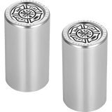FIGURATI DESIGNS ND MAG DOCKING COVERS WITH MALTESE CROSS - 25.2X46.5MM - DRIVEN Canada's Powersports FD74 - DC - 25.2/46.5 - SS