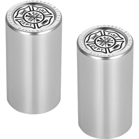 FIGURATI DESIGNS ND MAG DOCKING COVERS WITH MALTESE CROSS - 25.2X46.5MM - DRIVEN Canada's Powersports FD74 - DC - 25.2/46.5 - SS