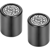 FIGURATI DESIGNS ND MAG DOCKING COVERS WITH MALTESE CROSS - 27.2X32MM - DRIVEN Canada's Powersports FD74 - DC - 27.2/32 - BLK