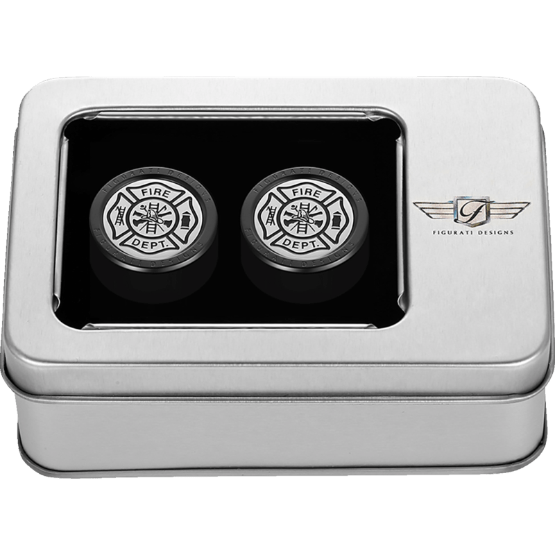 FIGURATI DESIGNS ND MAG DOCKING COVERS WITH MALTESE CROSS - 27.2X32MM - DRIVEN Canada's Powersports FD74 - DC - 27.2/32 - BLK
