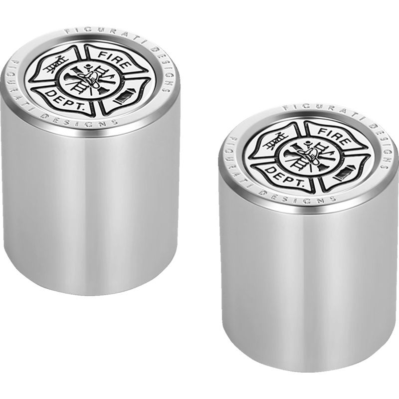 FIGURATI DESIGNS ND MAG DOCKING COVERS WITH MALTESE CROSS - 27.2X32MM - DRIVEN Canada's Powersports FD74 - DC - 27.2/32 - SS