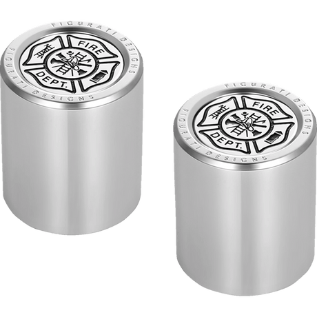 FIGURATI DESIGNS ND MAG DOCKING COVERS WITH MALTESE CROSS - 27.2X32MM - DRIVEN Canada's Powersports FD74 - DC - 27.2/32 - SS