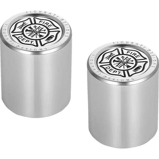 FIGURATI DESIGNS ND MAG DOCKING COVERS WITH MALTESE CROSS - 27.2X32MM - DRIVEN Canada's Powersports FD74 - DC - 27.2/32 - SS