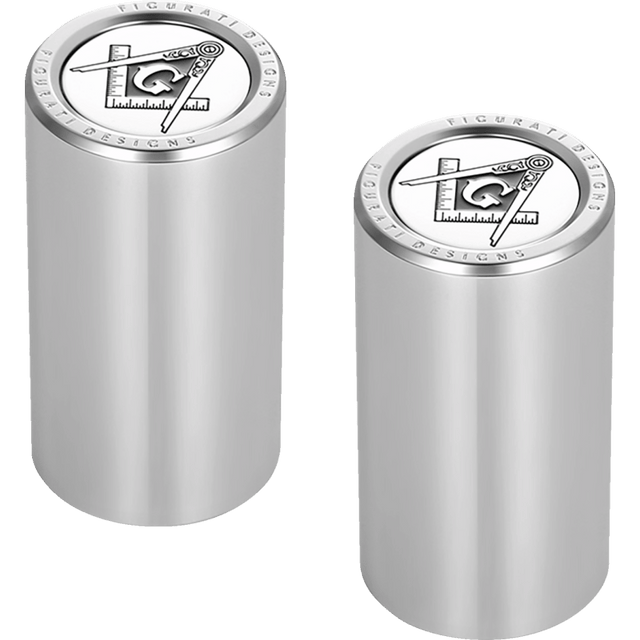 FIGURATI DESIGNS ND MAG DOCKING COVERS WITH MASONIC - 25.2X46.5MM - DRIVEN Canada's Powersports FD42 - DC - 25.2/46.5 - SS