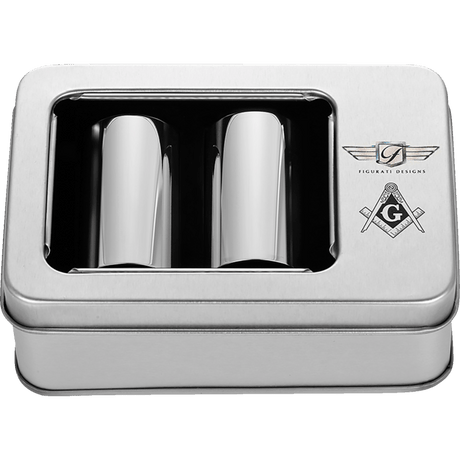 FIGURATI DESIGNS ND MAG DOCKING COVERS WITH MASONIC - 25.2X46.5MM - DRIVEN Canada's Powersports FD42 - DC - 25.2/46.5 - SS