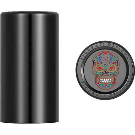FIGURATI DESIGNS ND MAG DOCKING COVERS WITH SUGAR SKULL - 25.2X46.5MM - DRIVEN Canada's Powersports FD30 - DC - 25 - 45 - BLK