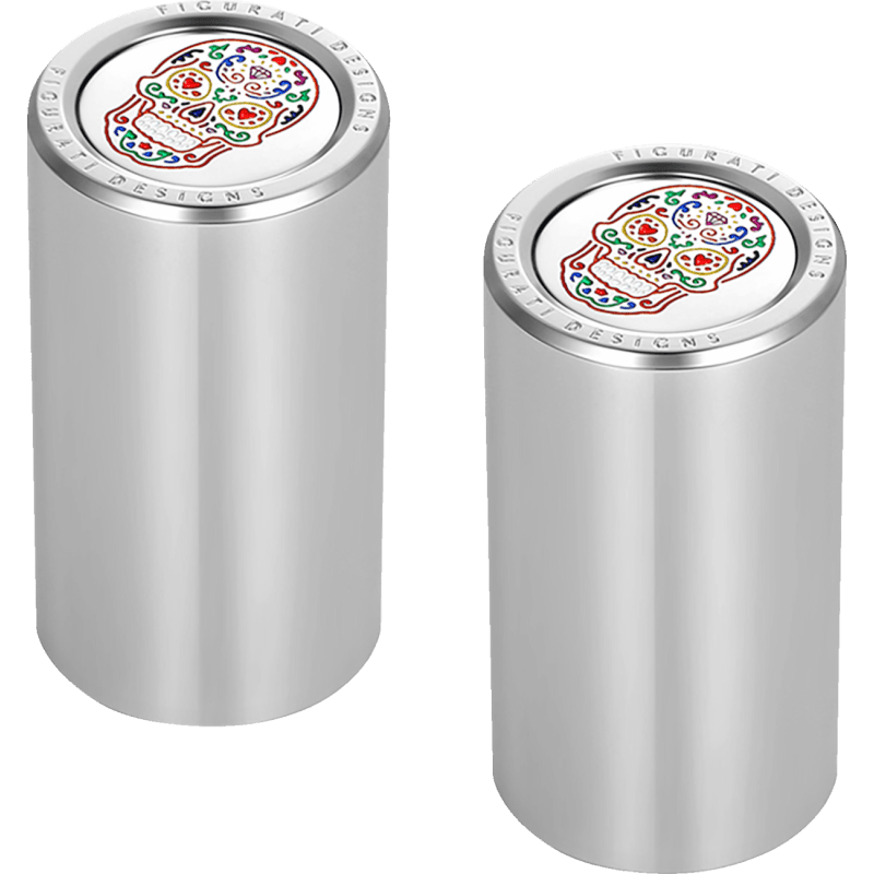 FIGURATI DESIGNS ND MAG DOCKING COVERS WITH SUGAR SKULL - 25.2X46.5MM - DRIVEN Canada's Powersports FD30 - DC - 25.2/46.5 - SS