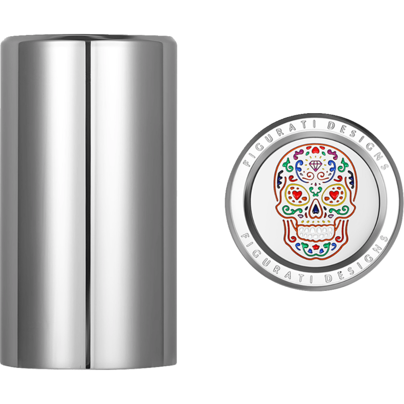 FIGURATI DESIGNS ND MAG DOCKING COVERS WITH SUGAR SKULL - 25X45MM - DRIVEN Canada's Powersports FD30 - DC - 25 - 45 - SS