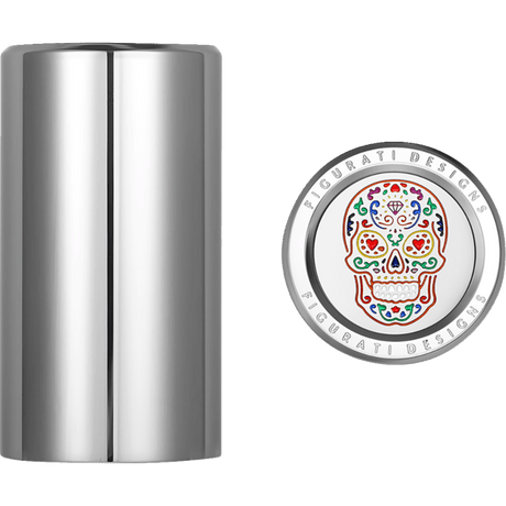FIGURATI DESIGNS ND MAG DOCKING COVERS WITH SUGAR SKULL - 25X45MM - DRIVEN Canada's Powersports FD30 - DC - 25 - 45 - SS