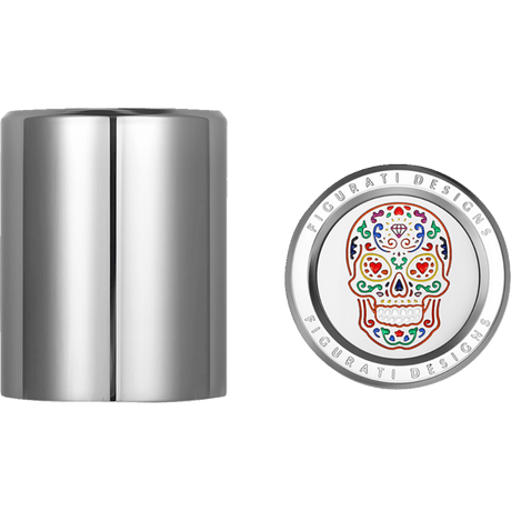 FIGURATI DESIGNS ND MAG DOCKING COVERS WITH SUGAR SKULL - 27.2X32MM - DRIVEN Canada's Powersports FD30 - DC - 27 - 30 - SS