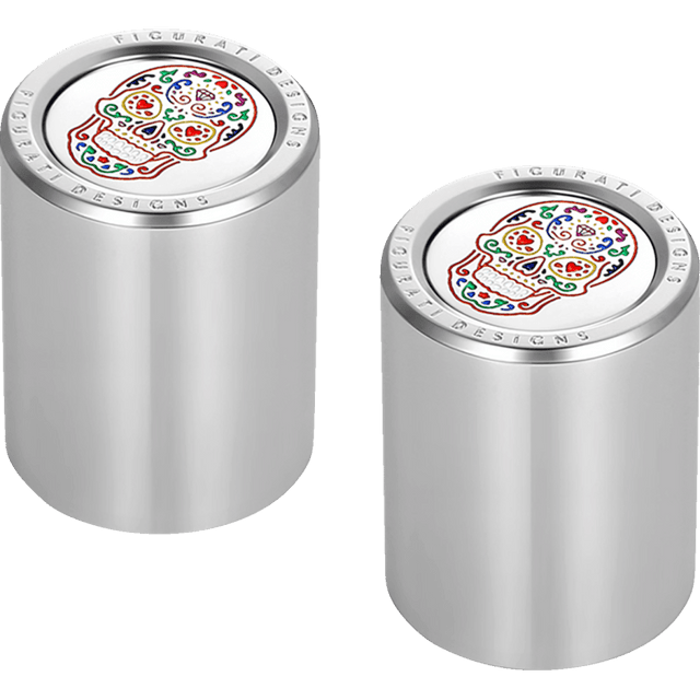 FIGURATI DESIGNS ND MAG DOCKING COVERS WITH SUGAR SKULL - 27.2X32MM - DRIVEN Canada's Powersports FD30 - DC - 27.2/32 - SS
