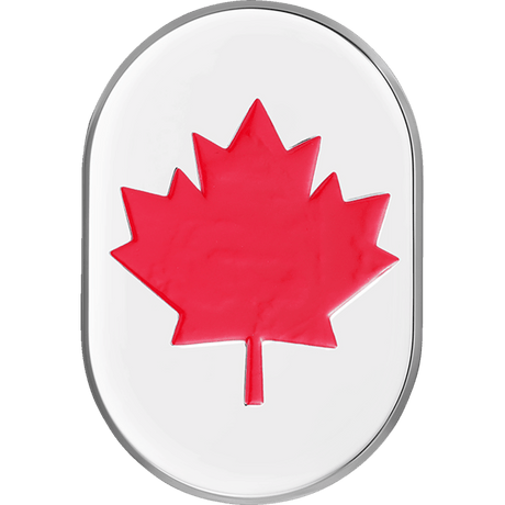 FIGURATI DESIGNS RED MAPLE LEAF ANTENNA COVER LEFT - DRIVEN Canada's Powersports FD03 - AC - SS - LT