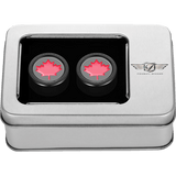 FIGURATI DESIGNS RED MAPLE LEAF DOCKING COVERS 25X32MM - DRIVEN Canada's Powersports FD03 - 25.2/32 - BK