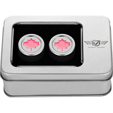 FIGURATI DESIGNS RED MAPLE LEAF DOCKING COVERS 25X32MM - DRIVEN Canada's Powersports FD03 - 25.2/32 - SS