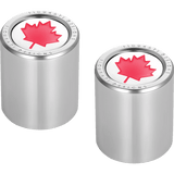 FIGURATI DESIGNS RED MAPLE LEAF DOCKING COVERS 25X32MM - DRIVEN Canada's Powersports FD03 - 25.2/32 - SS