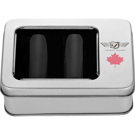 FIGURATI DESIGNS RED MAPLE LEAF DOCKING COVERS 25X46MM - DRIVEN Canada's Powersports FD03 - 25.2/46.5 - BK