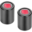 FIGURATI DESIGNS RED MAPLE LEAF DOCKING COVERS 27X32MM - DRIVEN Canada's Powersports FD03 - 27.2/32 - BK