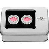 FIGURATI DESIGNS RED MAPLE LEAF DOCKING COVERS 27X32MM - DRIVEN Canada's Powersports FD03 - 27.2/32 - SS