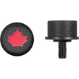 FIGURATI DESIGNS RED MAPLE LEAF SEAT SCREW - DRIVEN Canada's Powersports FD03 - SEAT_SCREW - BK
