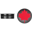 FIGURATI DESIGNS RED MAPLE LEAF SWING ARM COVER - DRIVEN Canada's Powersports FD03 - BK