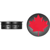 FIGURATI DESIGNS RED MAPLE LEAF SWING ARM COVER - DRIVEN Canada's Powersports FD03 - BK