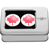FIGURATI DESIGNS RED MAPLE LEAF SWING ARM COVER - DRIVEN Canada's Powersports FD03 - SS