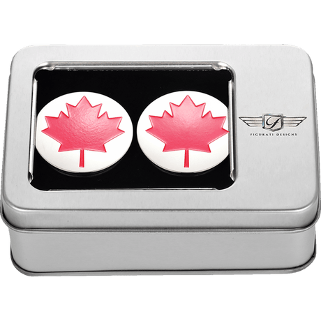 FIGURATI DESIGNS RED MAPLE LEAF SWING ARM COVER - DRIVEN Canada's Powersports FD03 - SS