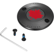 FIGURATI DESIGNS RED MAPLE LEAF TIMING COVER M8 - DRIVEN Canada's Powersports FD03 - TC - 2H - BK
