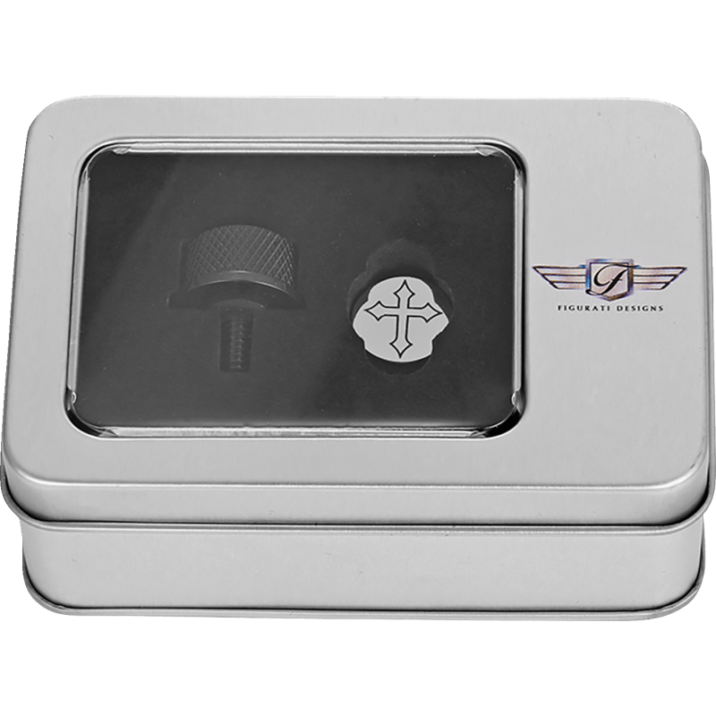 FIGURATI DESIGNS SEAT SCREW WITH 3M CROSS INSERT - DRIVEN Canada's Powersports FD41 - SEAT_SCREW - BLK
