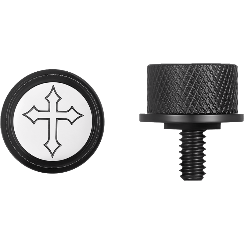 FIGURATI DESIGNS SEAT SCREW WITH 3M CROSS INSERT - DRIVEN Canada's Powersports FD41 - SEAT_SCREW - BLK