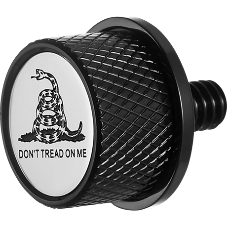 FIGURATI DESIGNS SEAT SCREW WITH 3M DON'T TREAD ON ME INSERT - DRIVEN Canada's Powersports FD40 - SEAT_SCREW - BLK
