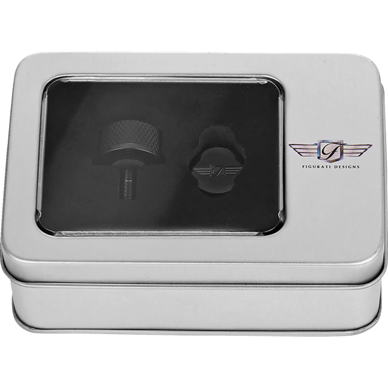 FIGURATI DESIGNS SEAT SCREW WITH 3M LOGO INSERT - DRIVEN Canada's Powersports FD01 - SEAT_SCREW - BLK