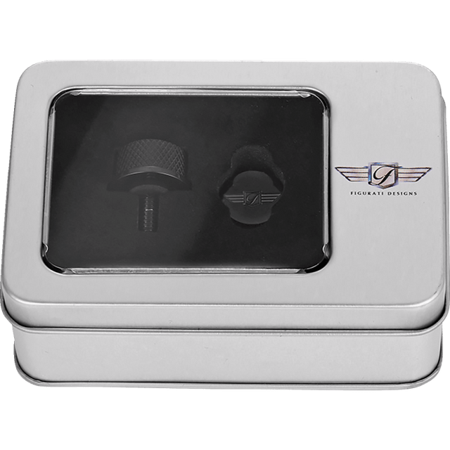 FIGURATI DESIGNS SEAT SCREW WITH 3M LOGO INSERT - DRIVEN Canada's Powersports FD01 - SEAT_SCREW - BLK