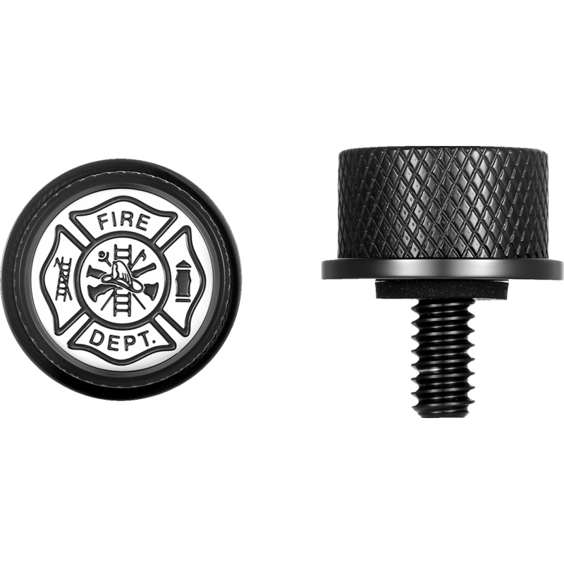 FIGURATI DESIGNS SEAT SCREW WITH 3M MALTESE CROSS - FIRE INSERT - DRIVEN Canada's Powersports FD74 - SEAT_SCREW - BLK