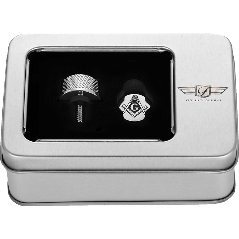 FIGURATI DESIGNS SEAT SCREW WITH 3M MASONIC EMBLEM INSERT - DRIVEN Canada's Powersports FD42 - SEAT_SCREW - SS
