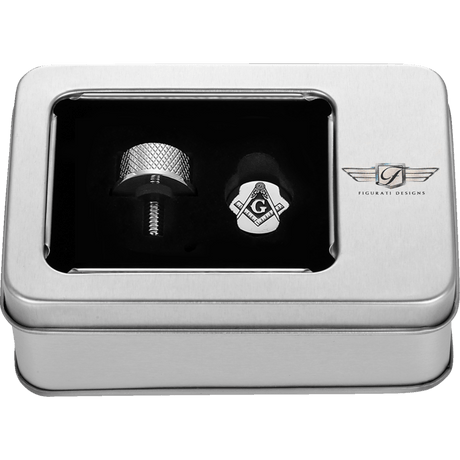 FIGURATI DESIGNS SEAT SCREW WITH 3M MASONIC EMBLEM INSERT - DRIVEN Canada's Powersports FD42 - SEAT_SCREW - SS
