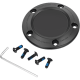 FIGURATI DESIGNS TIMING COVER PLAIN BLACK, 5 - HOLE (FD65 - TC - 5H - BLK) - DRIVEN Canada's Powersports FD65 - TC - 5H - BLK