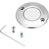 FIGURATI DESIGNS TIMING COVER PLAIN SILVER, 2 - HOLE (FD60 - TC - 2H - SS) - DRIVEN Canada's Powersports FD60 - TC - 2H - SS
