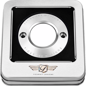 FIGURATI DESIGNS TIMING COVER PLAIN SILVER, 2 - HOLE (FD60 - TC - 2H - SS) - DRIVEN Canada's Powersports FD60 - TC - 2H - SS