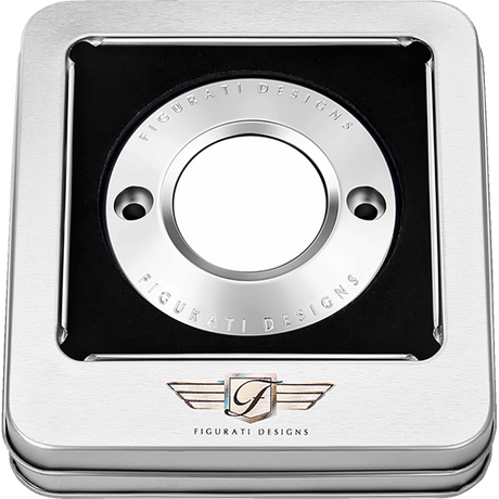 FIGURATI DESIGNS TIMING COVER PLAIN SILVER, 2 - HOLE (FD60 - TC - 2H - SS) - DRIVEN Canada's Powersports FD60 - TC - 2H - SS
