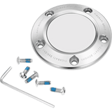 FIGURATI DESIGNS TIMING COVER PLAIN SILVER, 5 - HOLE (FD60 - TC - 5H - SS) - DRIVEN Canada's Powersports FD60 - TC - 5H - SS
