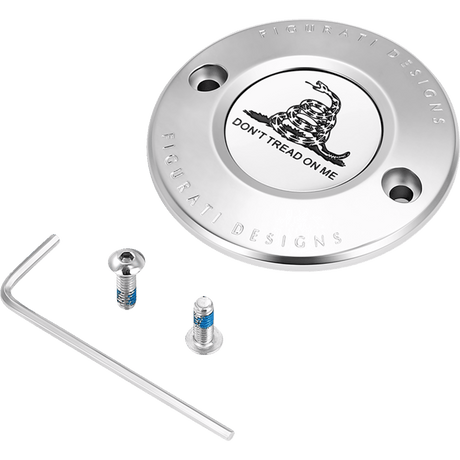 FIGURATI DESIGNS TIMING COVER WITH DON'T TREAD ON ME, 2 - HOLE - DRIVEN Canada's Powersports FD40 - TC - 2H - SS