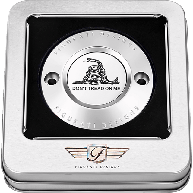 FIGURATI DESIGNS TIMING COVER WITH DON'T TREAD ON ME, 2 - HOLE - DRIVEN Canada's Powersports FD40 - TC - 2H - SS