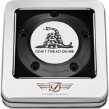 FIGURATI DESIGNS TIMING COVER WITH DON'T TREAD ON ME, 5 - HOLE - DRIVEN Canada's Powersports FD40 - TC - 5H - BLK