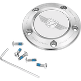 FIGURATI DESIGNS TIMING COVER WITH LOGO, 5 - HOLE - DRIVEN Canada's Powersports FD01 - TC - 5H - SS