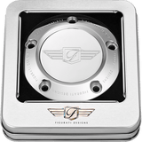 FIGURATI DESIGNS TIMING COVER WITH LOGO, 5 - HOLE - DRIVEN Canada's Powersports FD01 - TC - 5H - SS