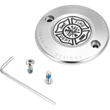 FIGURATI DESIGNS TIMING COVER WITH MALTESE CROSS - FIRE, 2 - HOLE - DRIVEN Canada's Powersports FD74 - TC - 2H - SS