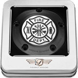 FIGURATI DESIGNS TIMING COVER WITH MALTESE CROSS - FIRE, 5 - HOLE - DRIVEN Canada's Powersports FD74 - TC - 5H - BLK